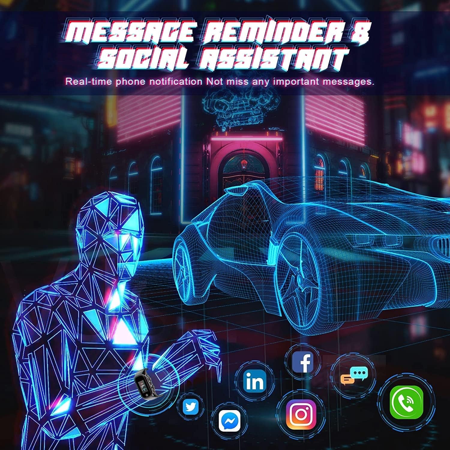 Smart Watch with Earbuds for Women and Men,Activity Fitness Tracker Watch Combo Bluetooth Earbuds Can Receive Calls Messages Sleep Tracker Calorie Counter for Men Women (Black)