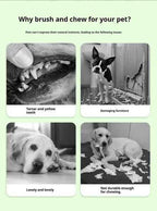 DOG Chew Toys For Teeth Cleaning,Pet Sausage Chew Brush,Pet Chew & Clean Buddy