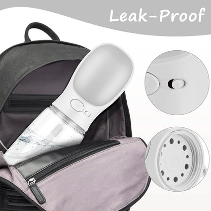 Dog Water Bottle Portable Travel - Pet Drinking Water Bottles Dogs Walking Hiking Traveling Large Puppy Drink Dispenser Water Bottle Outdoor 19 Oz