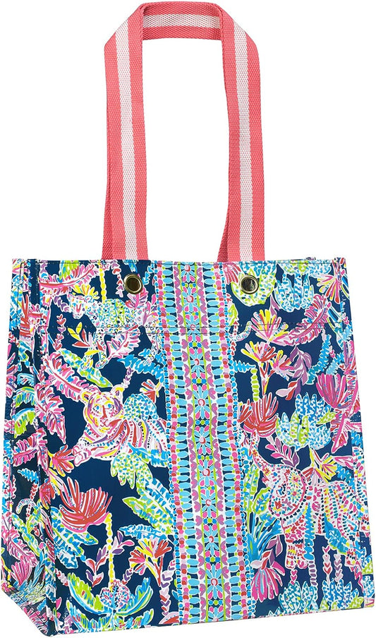 Market Shopper Bag, Reusable Grocery Tote, Shoulder Bag for Produce or Travel