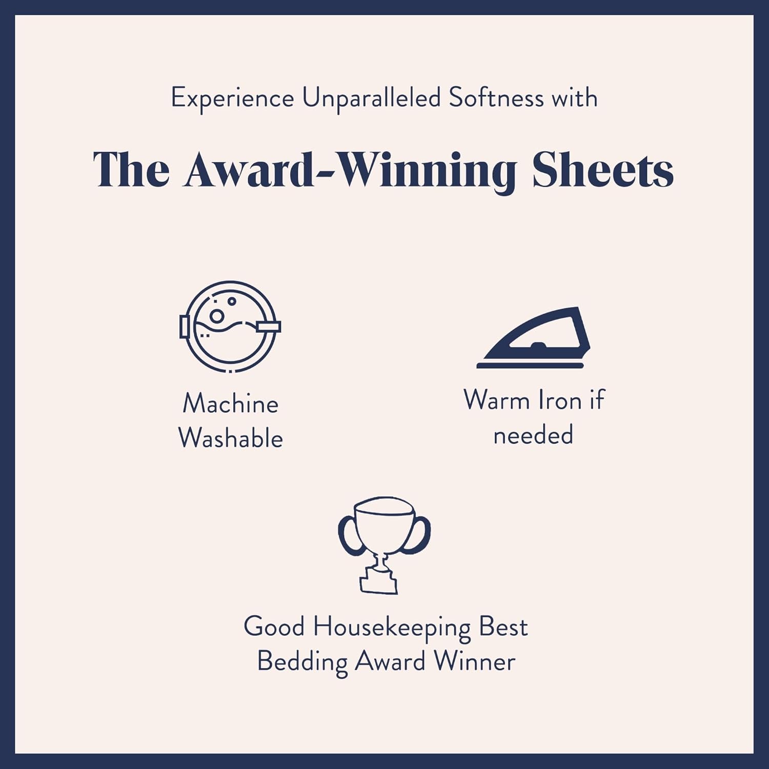 Luxury Sateen 4 Piece Sheet Set - 100% Cotton Bed Sheets, Soft & Durable California King Size Sheets Set in Cream, Oeko-Tex Certified Bedding Set,1 Fitted Sheet,1 Flat Sheet,2 Pillowcases