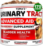 Dog UTI Treatment 170 Treats Cranberry Supplement For Dogs Bladder Control For Dogs