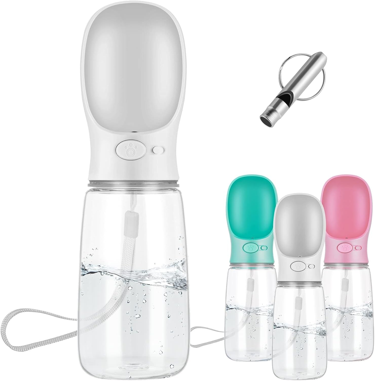 Dog Water Bottle Portable Travel - Pet Drinking Water Bottles Dogs Walking Hiking Traveling Large Puppy Drink Dispenser Water Bottle Outdoor 19 Oz