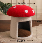 Mushroom Shaped Cat Bed