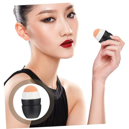 Facial Oil Control Tool Volcanic Stone Rolling Massager Guasha for Face Skin Roller for Oily Skin