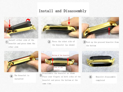 Strap Compatible with Mi Band 5/Xiaomi Band 6, Replacement Leather Strap Wristband Watchband Accessories for Mi Band 5/6