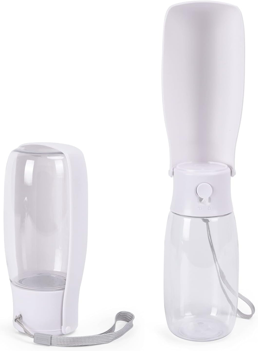 Dog Water Bottle, 10-19Oz Dishwasher Washable Dog Water Bowl Dispenser, Pet Water Bottle, Portable Leak Proof Bottles for Travel, Walking, Dog Travel Water Bottle