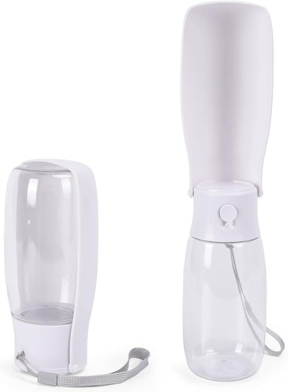 Dog Water Bottle, 10-19Oz Dishwasher Washable Dog Water Bowl Dispenser, Pet Water Bottle, Portable Leak Proof Bottles for Travel, Walking, Dog Travel Water Bottle