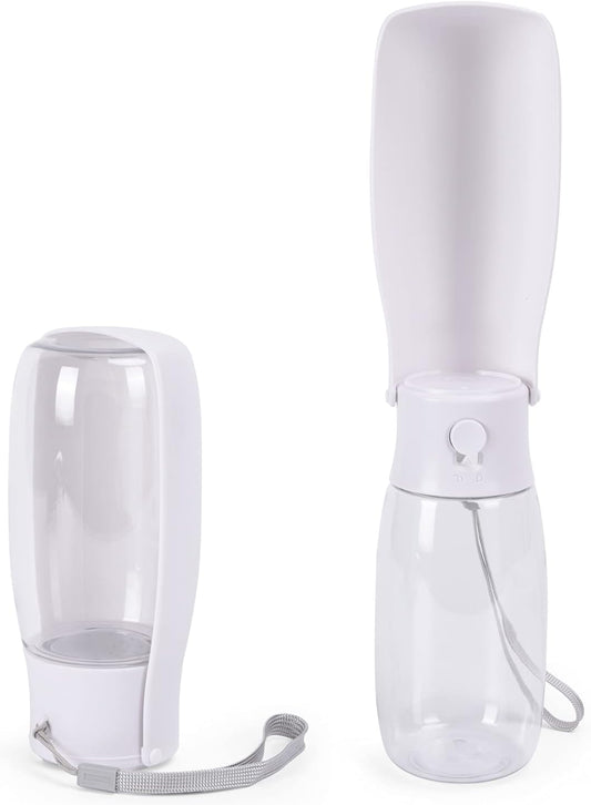 Dog Water Bottle, 10-19Oz Dishwasher Washable Dog Water Bowl Dispenser, Pet Water Bottle, Portable Leak Proof Bottles for Travel, Walking, Dog Travel Water Bottle