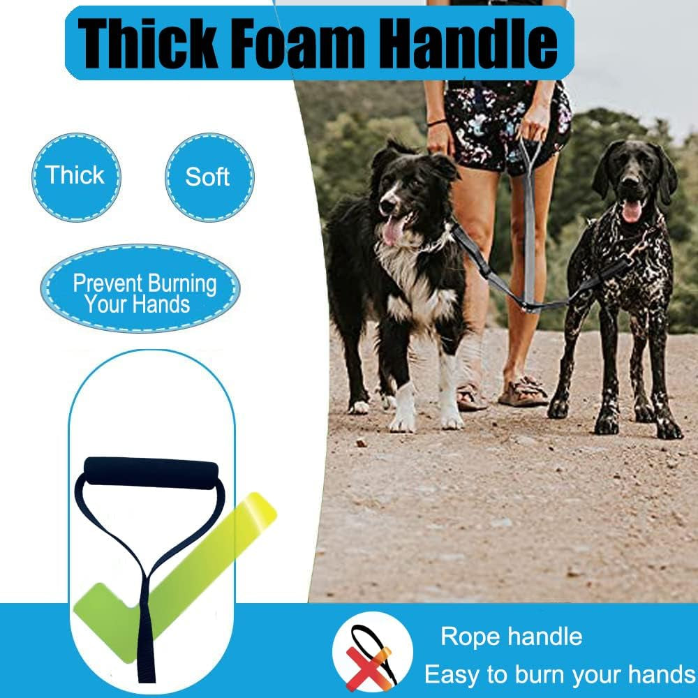 Double Dog Leash,Adjustable Dual Dog Leash,No Tangle Two Dog Leash,Multiple Dog Leash for 2 Dogs,Double Leash for Dogs,Leash Splitter for Large and Small Dogs,2 Dog Leash,Double Clip Dog Leash Coupler