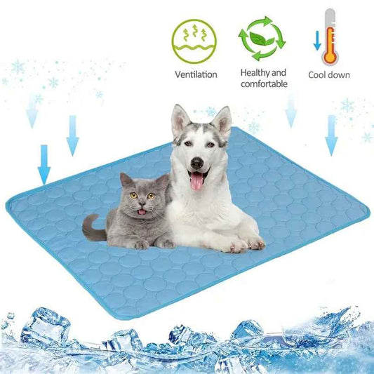 Dog Cooling Mat Summer Pets Cold Bed Extra Large For Small Big Dogs Pet Accessories Cat Durable Blanket Sofa Cat Ice Pad Blanket Pet Products